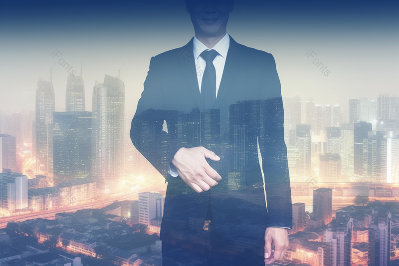 一个商务人士端庄站立背景城市金融贸易商务房产科技领导业务员公司企业建筑合作背景,高清,摄影图,摄影图片,图片大全,摄影图免费下载